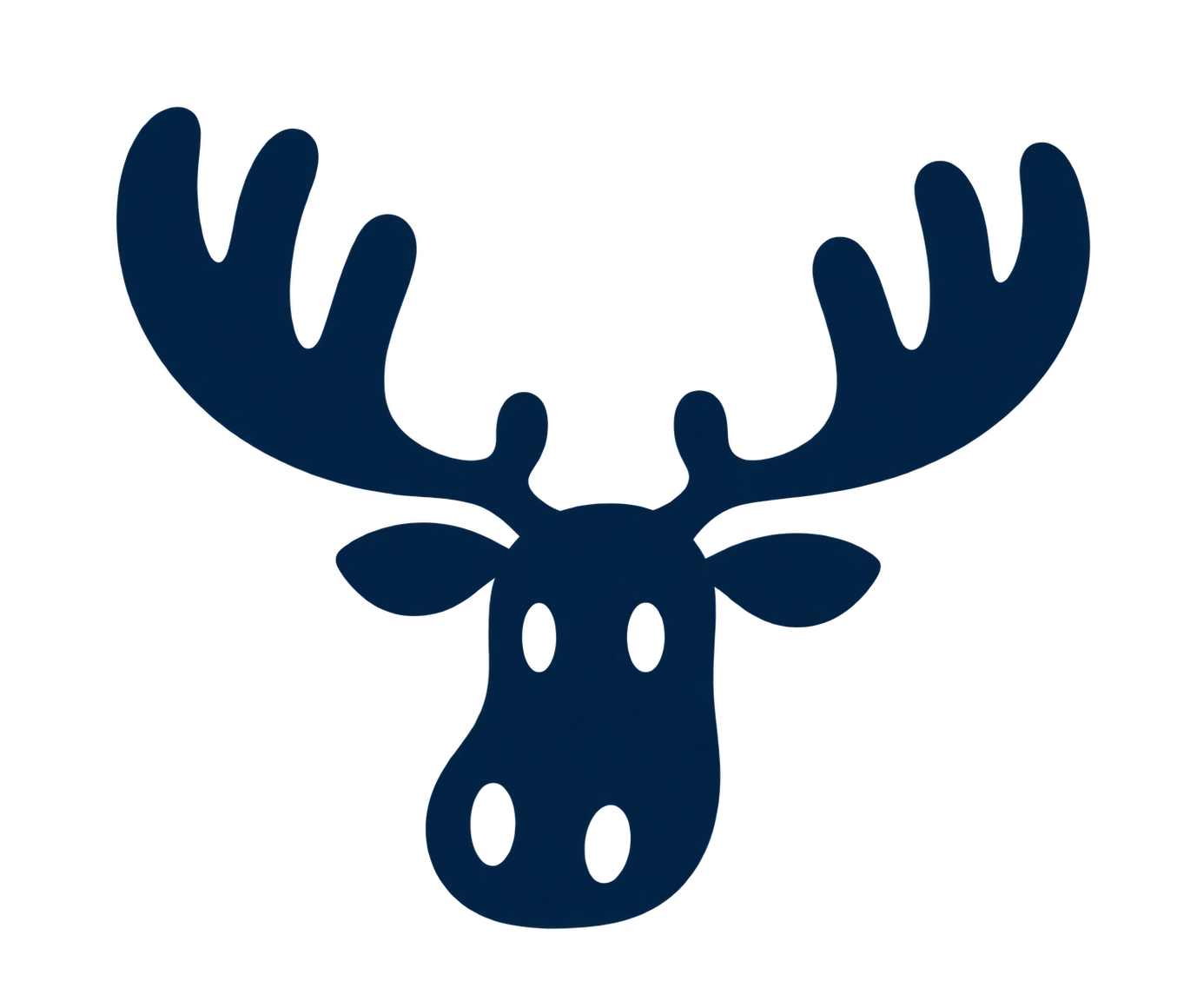 HungryMoose’s existing navy moose-head brand mark